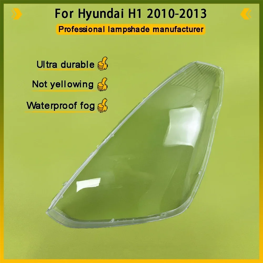 For Hyundai H1 2010 2011 2012 2013 Headlight Lens Cover Lampshade Transparent Car Front Headlamp Shell Left Right Plastic Cover view 3