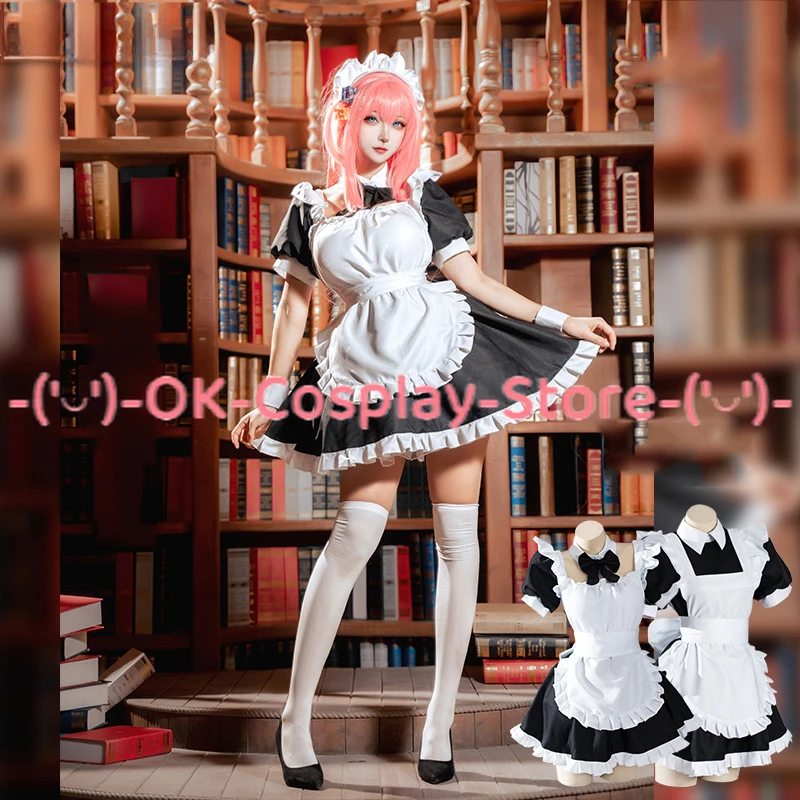 Anime BOCCHI THE ROCK Cosplay Costume Yamada Ryo Ijichi Nijika Kita Ikuyo Maid Dress Halloween Carnival Uniforms Custom Made