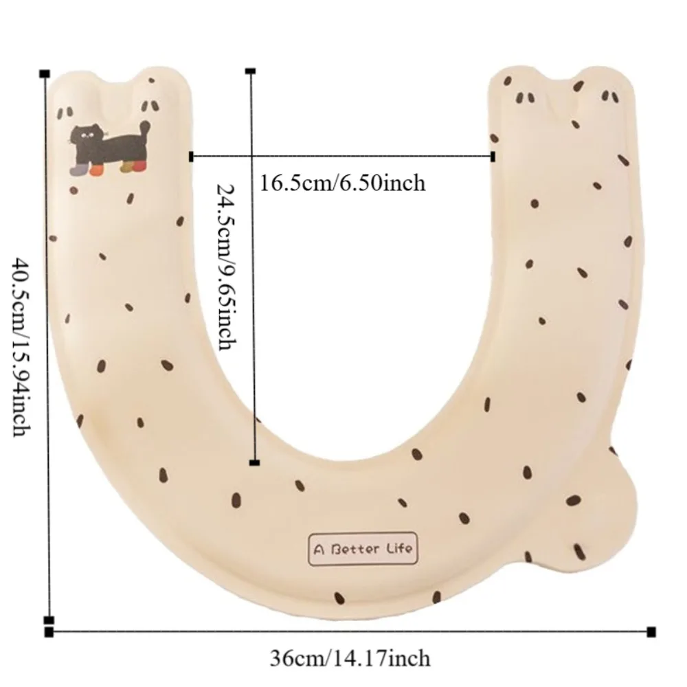 3PCS Handheld Toilet Seat Cover Thickened Cartoon Paste Type Toilet Cushion Comfortable Waterproof Closestool Mat Home Use