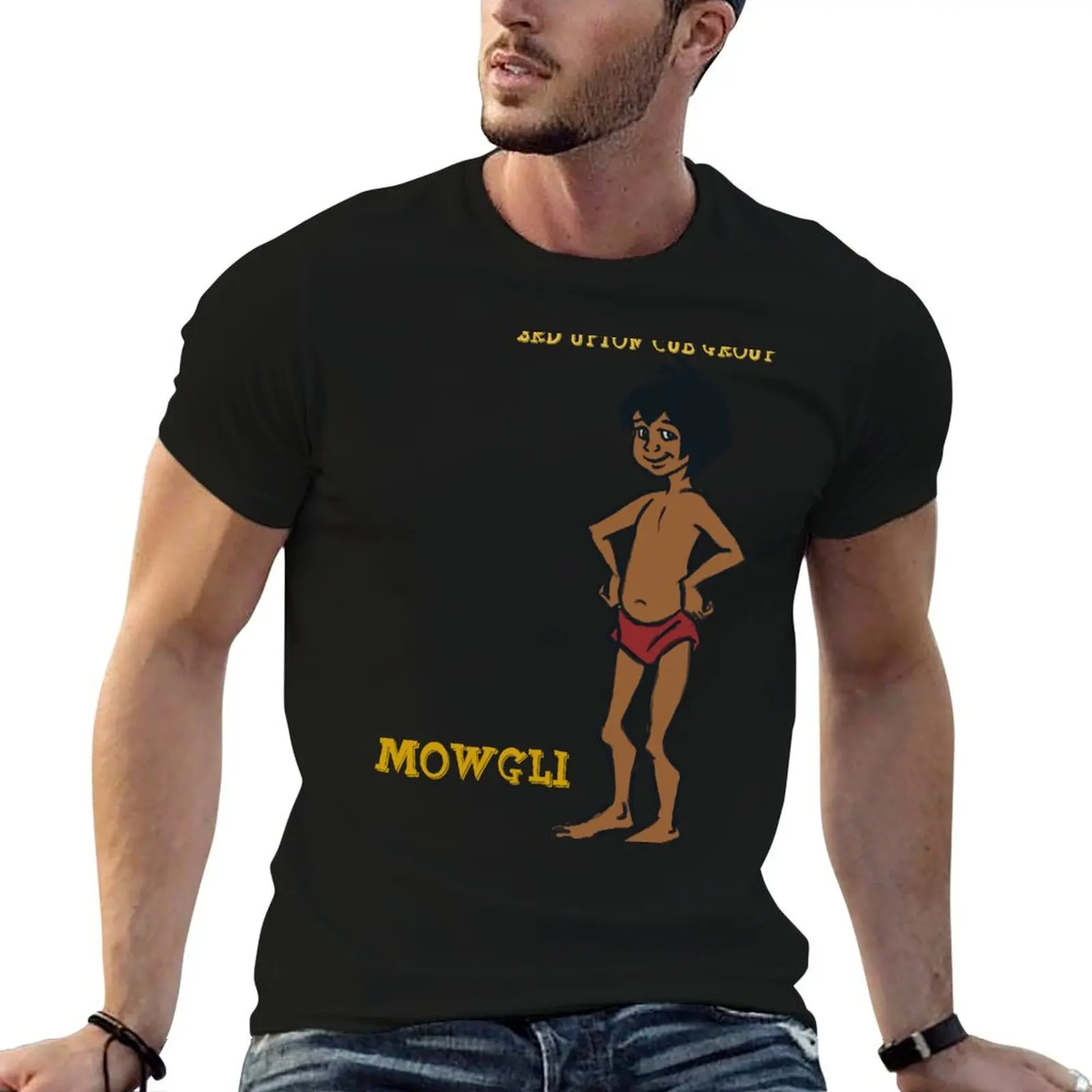 Camiseta Mowgli para Viv, camisetas de anime, camiseta oversize para hombre, camisetas lisas para hombre, camiseta ajustada