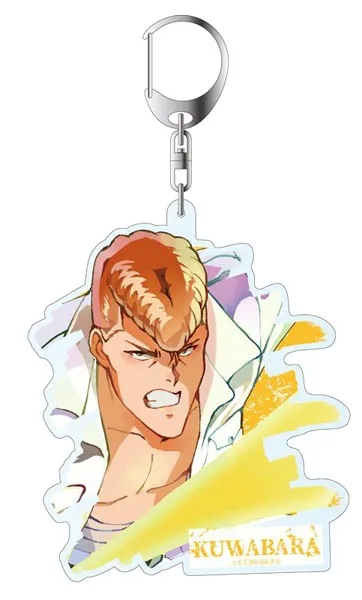 Porte-clés en acrylique Anime GérGifts, Yu Yu Hakusho, personnage HD, Hiei Kurama Yuusuke Urameshi, ornements, cadeaux pour amis, assemblage, 6cm