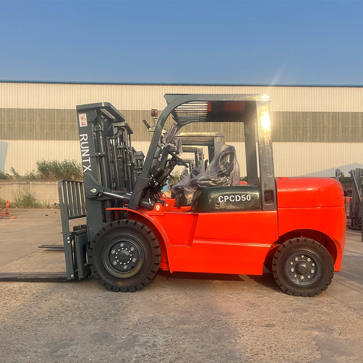 Mit Hydrauliksystem Runtx FD100T 10-Tonnen-Gabelstapler mit 6 Zylindern