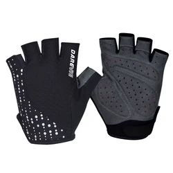 DAREVIE Reflective Cycling Gloves Half Finger Cycling Glove MTB Road High Quality Sponge Padded Super Light Soft Bike Gloves