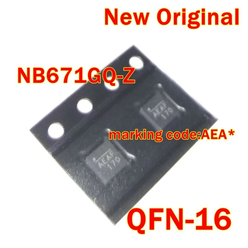 1Pcs to 100Pcs Nb671Gq-Z Nb671Gq Qfn-16 New Original Marking Code:Aea* 24V, High Current Synchronous Step-Down Converter