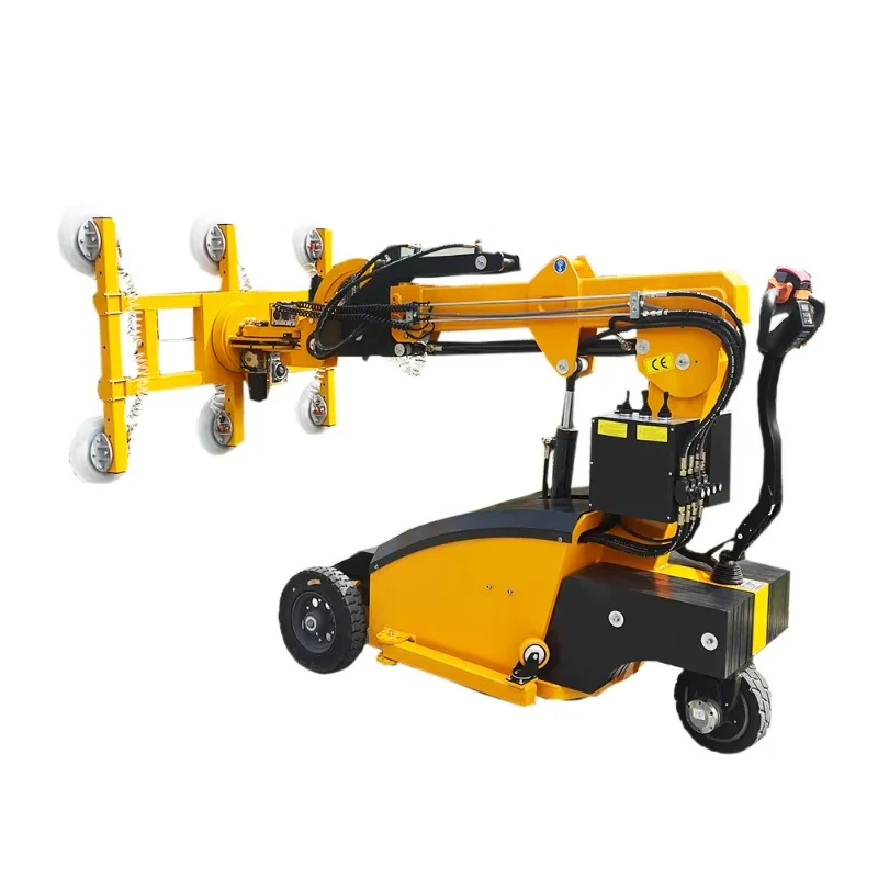 جديد الصين 600 كجم 800 كجم 1000 كجم كوب شفط زجاجي مناور زجاج كهربائي تركيب روبوت للتحكم عن بعد #6