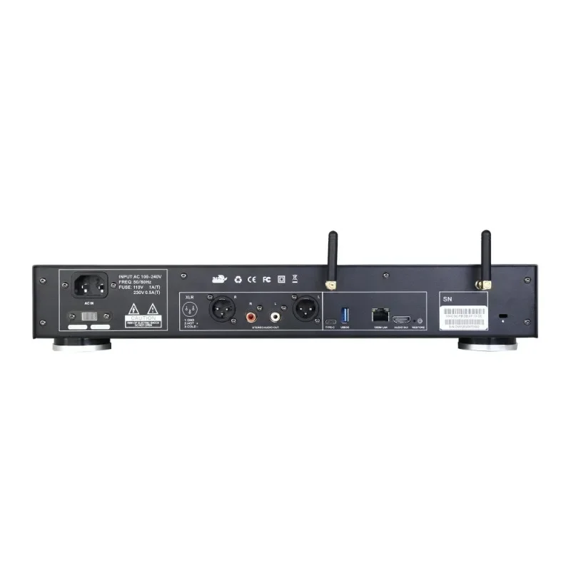 HIFI High-end streaming Network streamer DSD 512 network home o player with Gigabit Ethernet dual band wifi BT