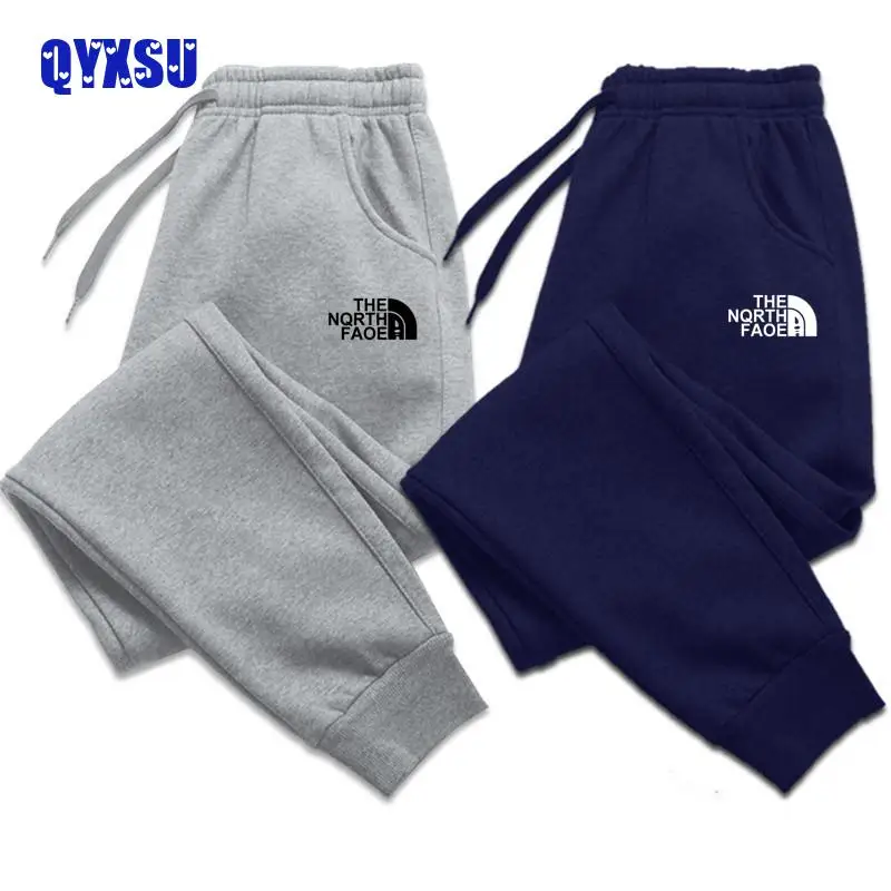 

Men's Joggers Autumn Winter Drawstring Casual Pants Fleece Sweatpants Workout Running Gym Fitness Sports Trousers Streetwear