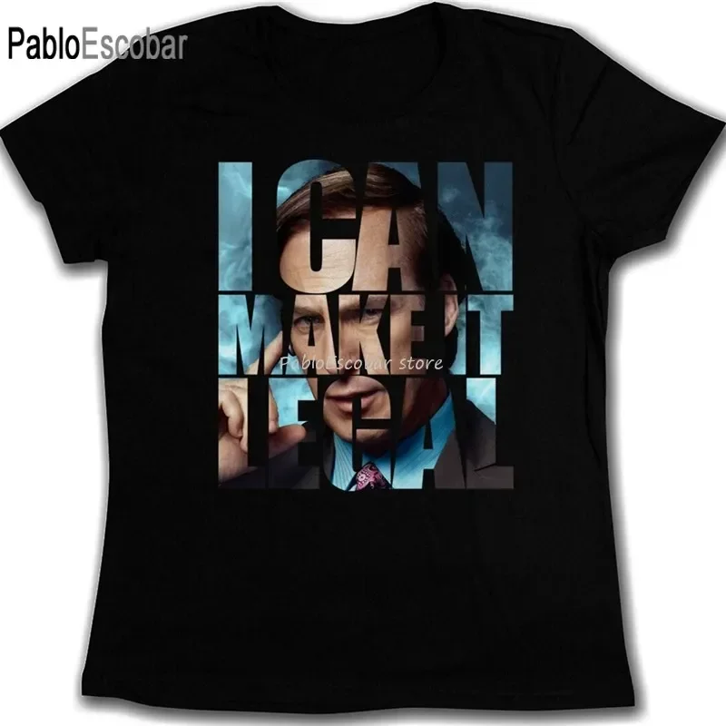 I Can Make It Legal Saul Goodman T-Shirt - Breaking Better Call Bad Saul T-Shirt Loose Size Top Tee Shirt