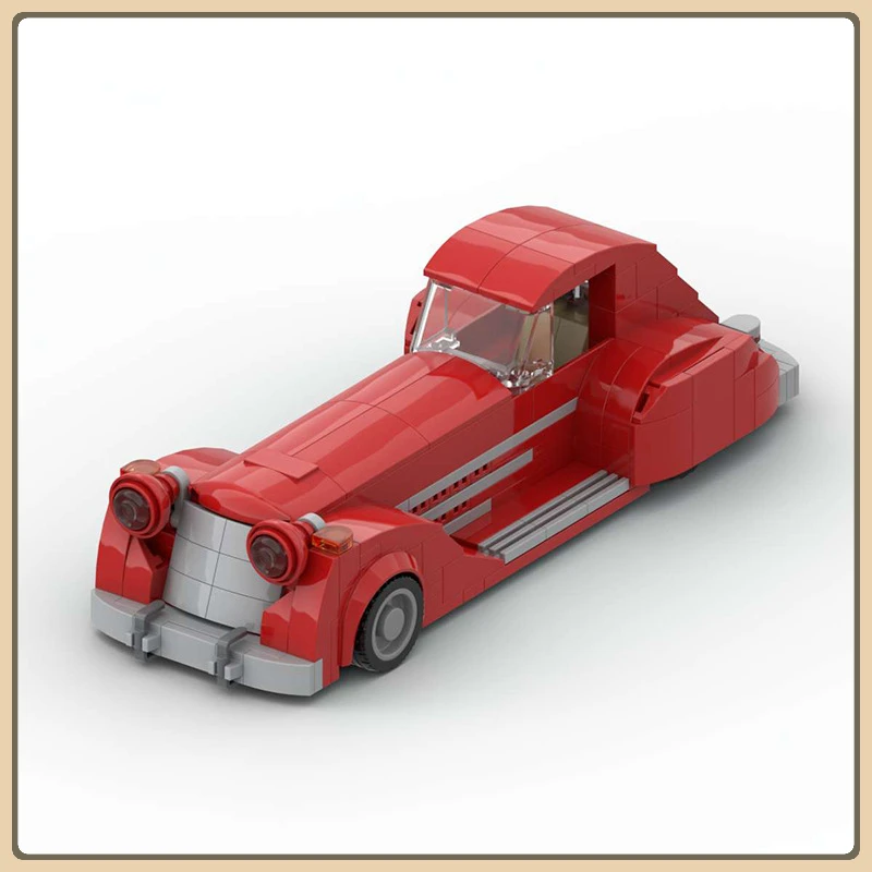 

MOC-65599 Строительный блок, спортивный автомобиль, супергерой, автомобиль, классическая игрушка из фильма, соответствующая головоломке, модель автомобиля, украшение