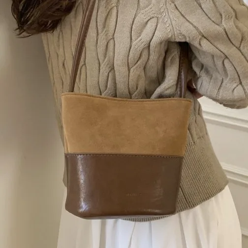 

Осень 202, винтажная сумка-мешок, роскошный кошелек на плечо для женщин, шикарная сумка через плечо, модная сумка «день-ночь», текстурированная сумка с верхней ручкой