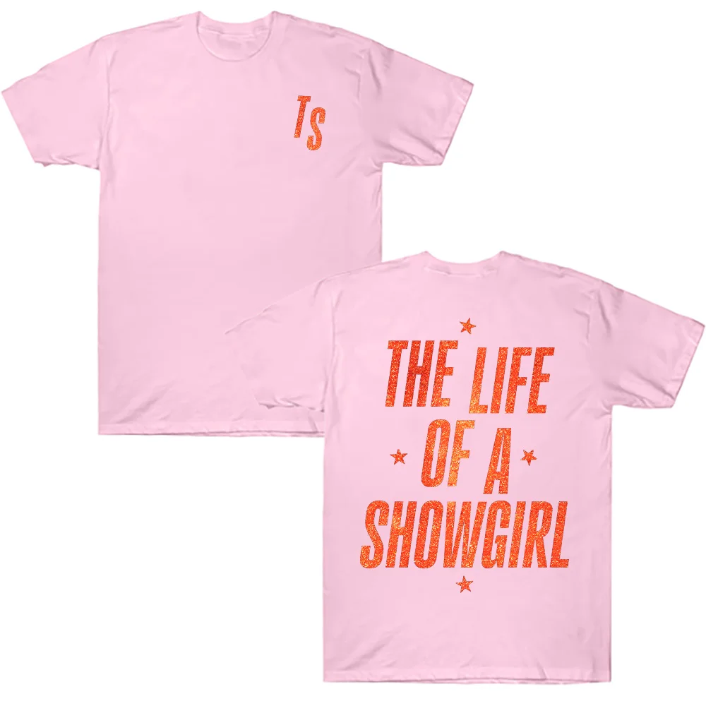 Comfort Cotton Vintage The Life of A Showgirl T-shirts New Album 2025 Tees TS Gift for Fan Clothing Summer Fashion Men Women Top