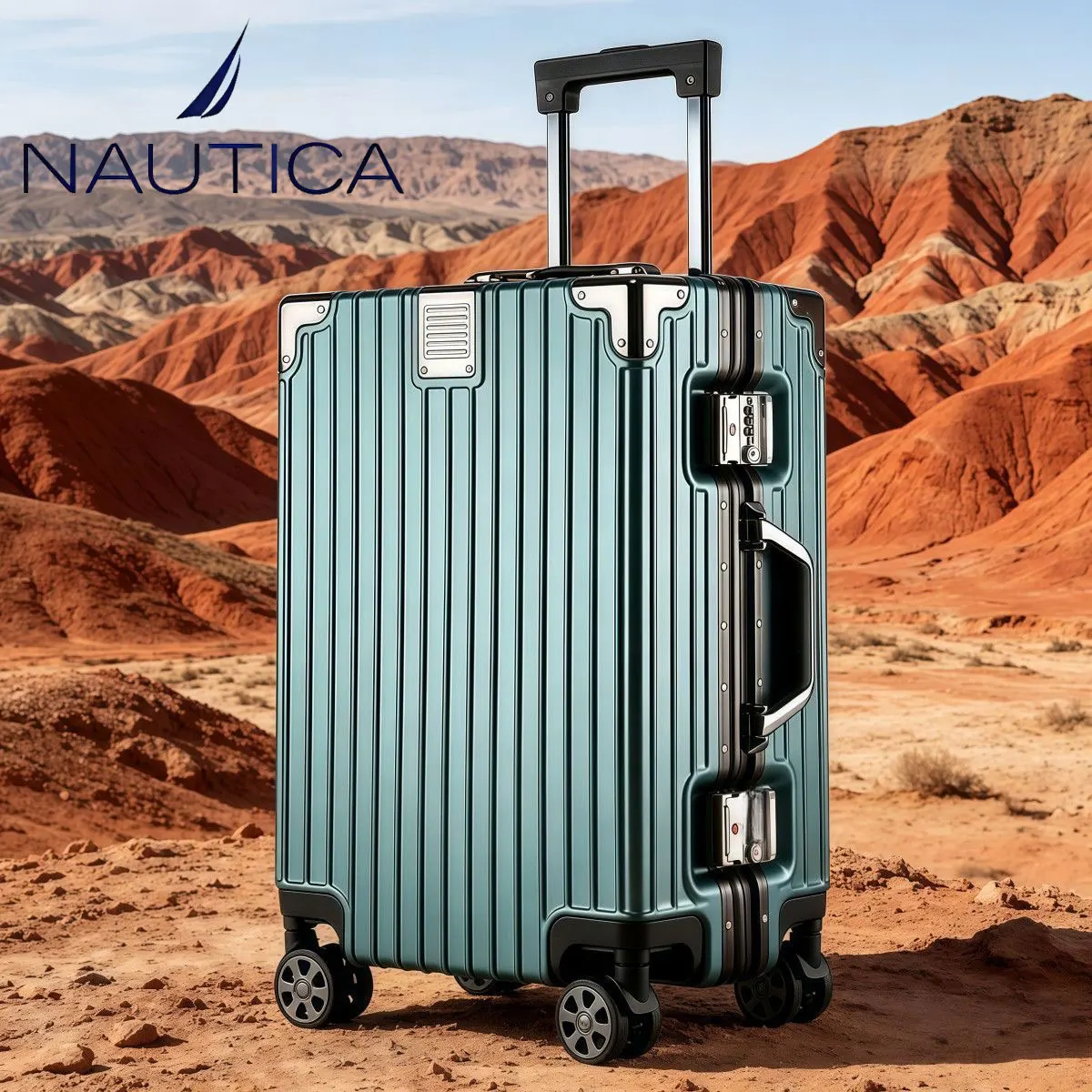 NAUTICA 22 inch women's luggage, silent password box, large capacity travel luggage for couples, hot selling men's products