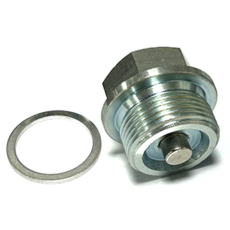 MAGNETIC OIL DRAIN PLUG M24 x1.5 THREAD for BMW early manual transmission silver