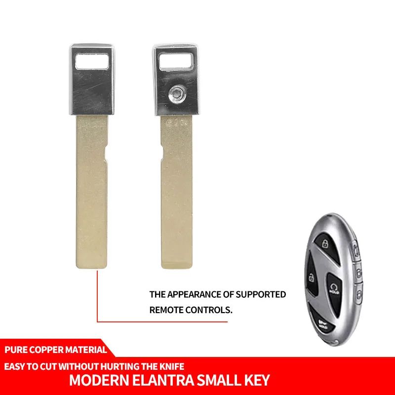 

for Hyundai Elantra imported intelligent small key Elantra car remote control intelligent emergency key embryo