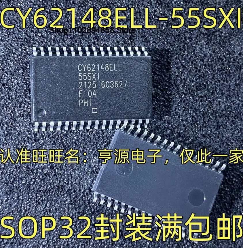 5PCS   CY62148ELL-55SXI IC SOP-32