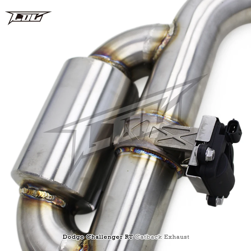 Tunging Catback Uitlaat Voor Dodge Challenger 5.7L RT 2016-2022 Auto Uitlaatsysteem Escape Rvs Uitlaatpijp