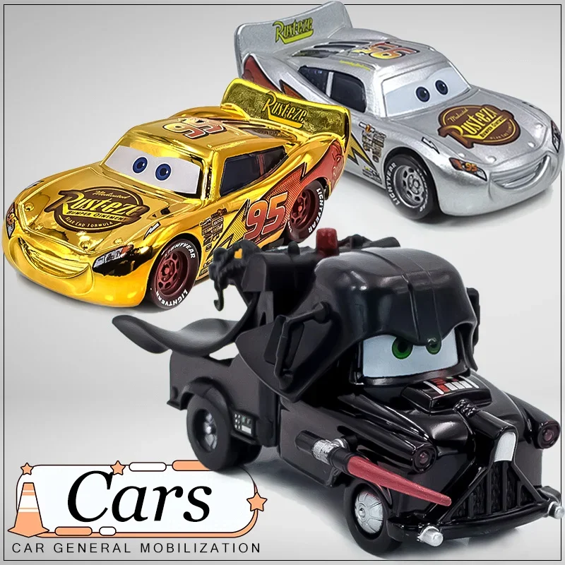 Lega Disney Pixar Cartoon Car Cars Gold Lightning Mcqueen Toys figurine Collection modello in metallo bambini ragazzi regalo di compleanno giocattoli