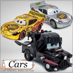 Lega Disney Pixar Cartoon Car Cars Gold Lightning Mcqueen Toys figurine Collection modello in metallo bambini ragazzi regalo di compleanno giocattoli