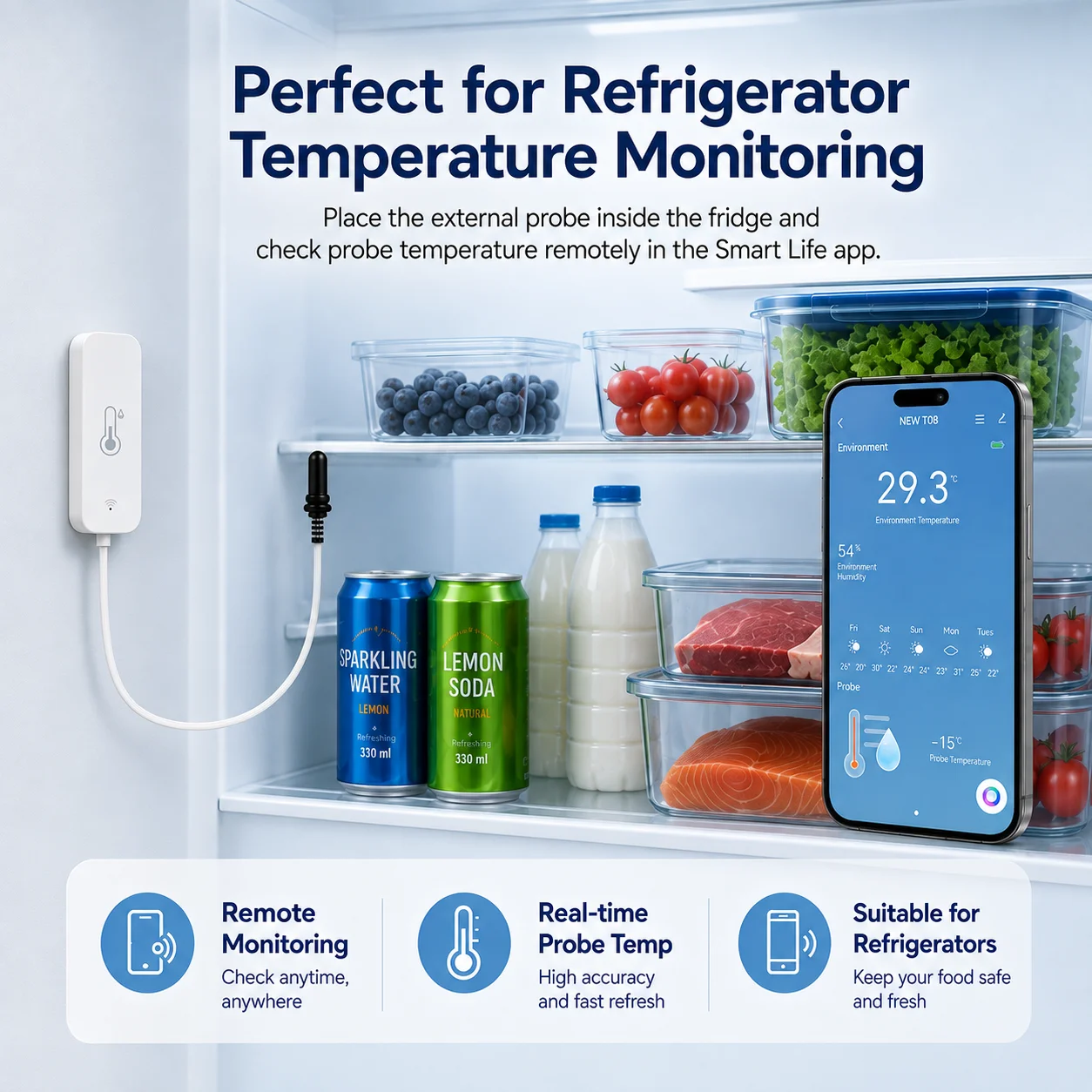 Tuya WiFi Temperature Humidity - Planted Aquarium Temperature recension och pris