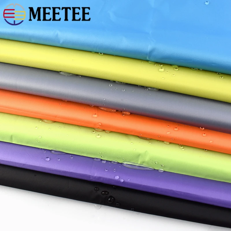 100*148cm Meetee 190T Thin Waterproof Silver-coated Fabric Outdoor Sunscreen Sunshade Ripstop Umbrella Cloth Tent Material