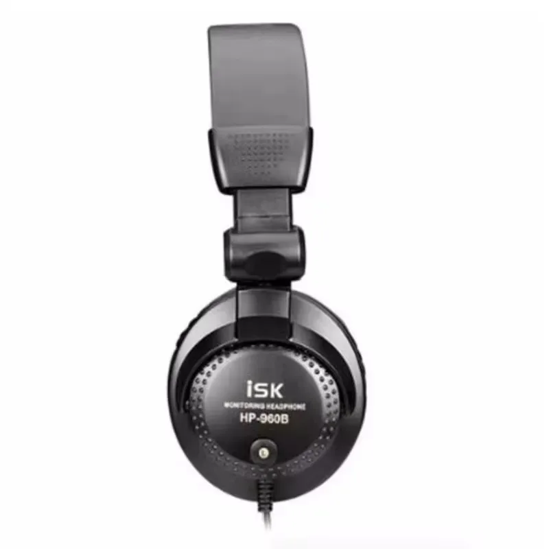 iSK HP-960B Professional-quality closed-back cynamic stereo monitor headphones for project studio engineers home recordists