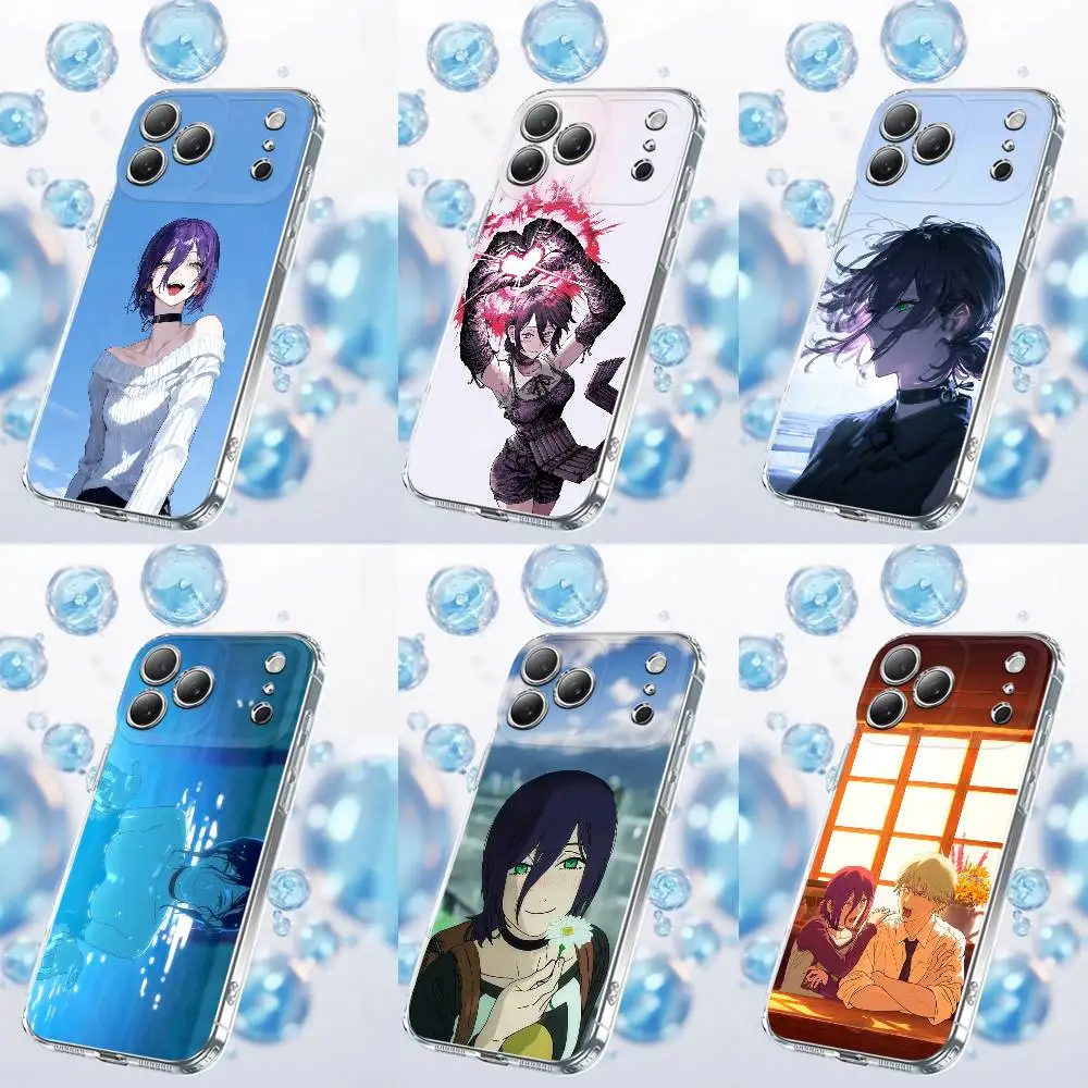 C-Chainsaw M-Man Reze Arc Phone Case For iPhone 17,16,15,14,13,12,11,Plus,Pro,Max,Plus,E,Air,Mini Transparent Cover