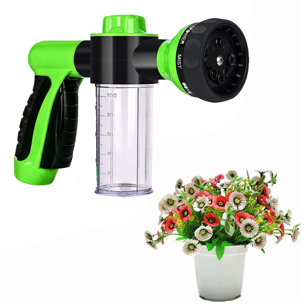 

Garden Water Gun Hose Nozzle Car Washer Garden Watering Sprayer High Pressure Sprinkler Foam Water Gun Automobile Cleaning Tool