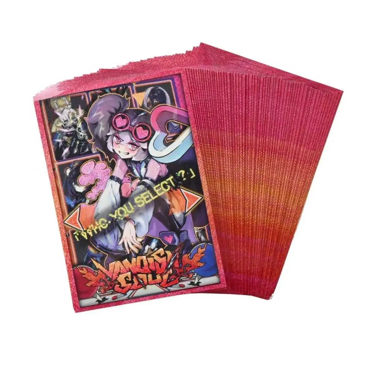 

60Pcs/set 63X90Mm Diy Self Made Yu-Gi-Oh! Vanquish Soul Dr Mad Love Card Sleeves Ygo Card Protective Cover Anime Cards Gift Toys