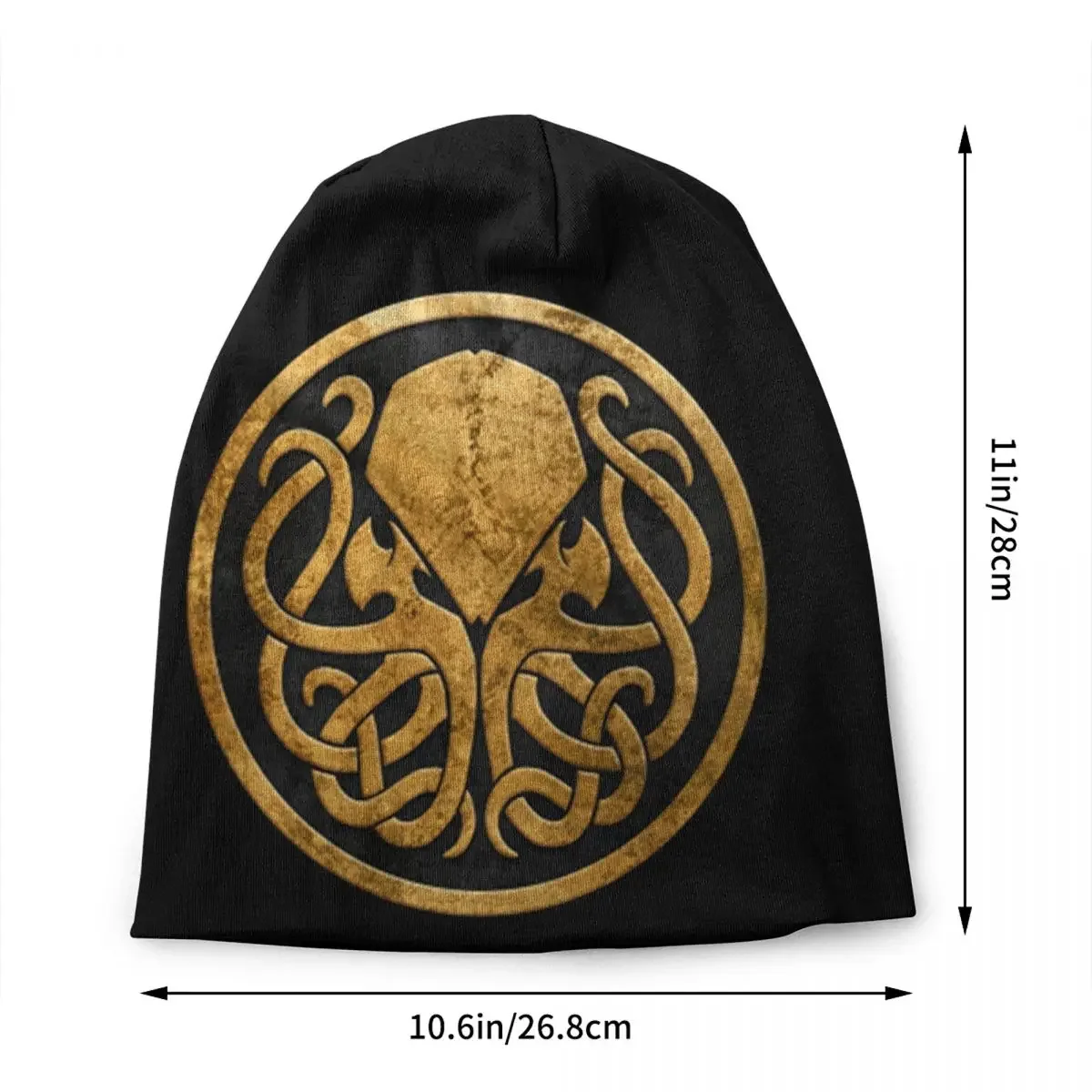 Call Of Cthulhu Beanie Cap Winter Warm Bonnet Femme Knitted Hats Cool Outdoor Ski Lovecraft  Movie Skullies Beanies Caps