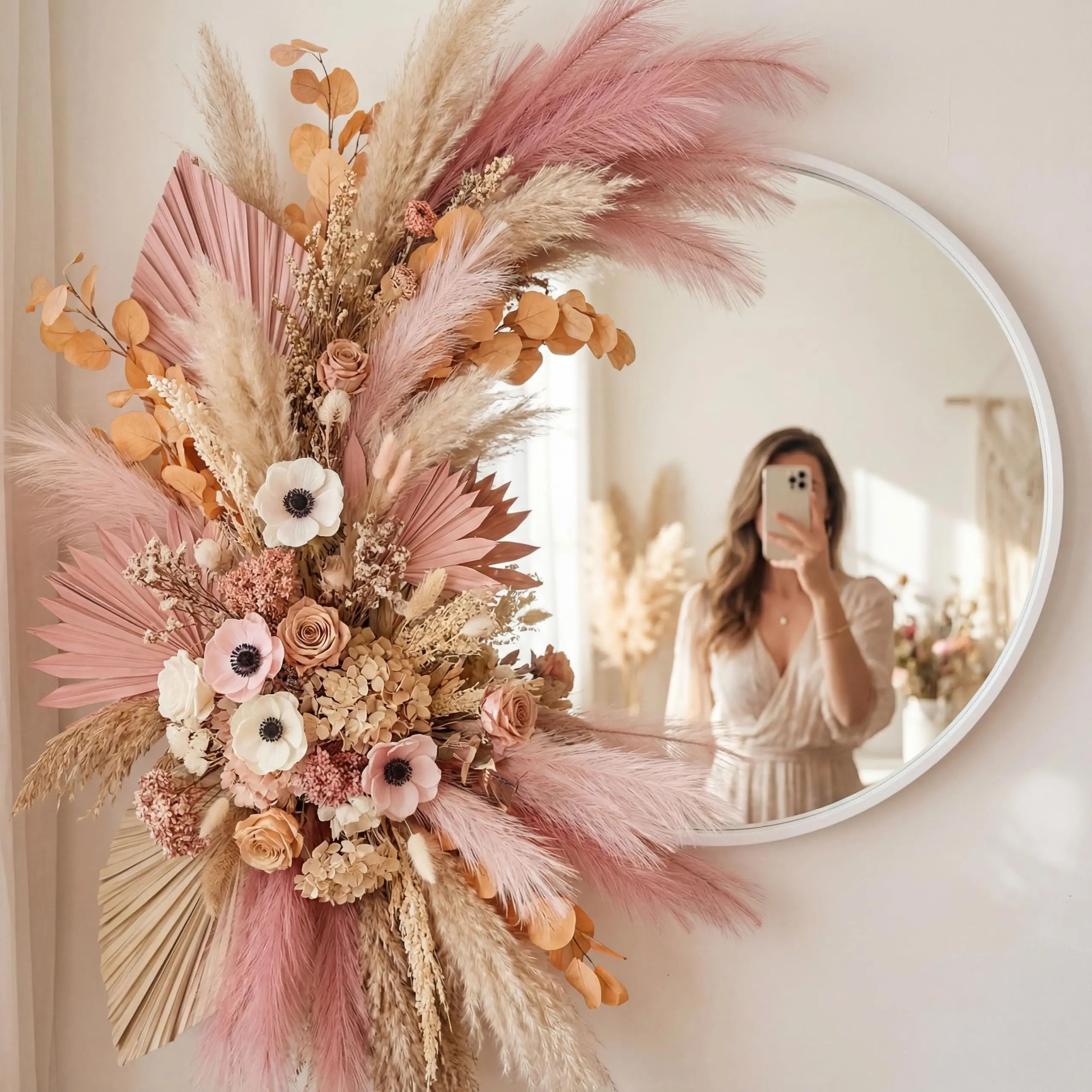 36 Stück Rosa Flauschiges Küns – Pampas Grass Decor Bewertung und Preis