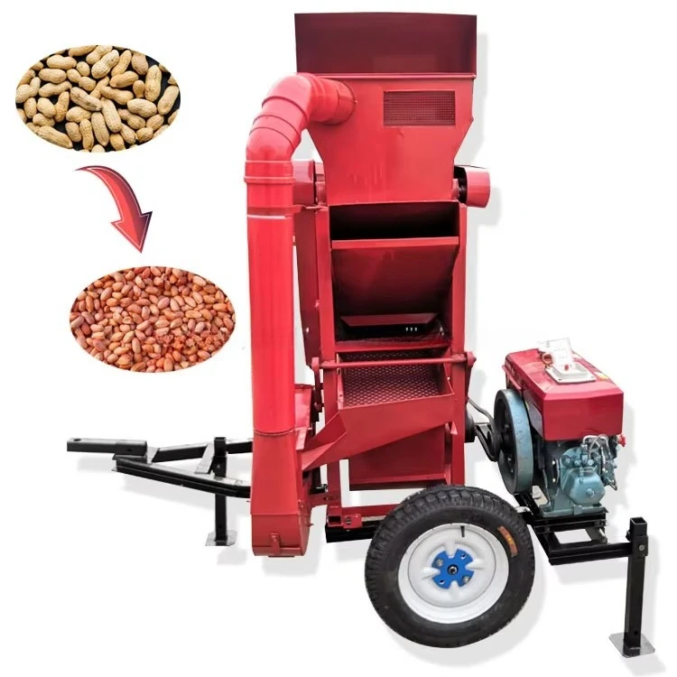 New Design Automatic Peanut Shell Peeling Machine Groundnut Sheller Machine With Low Price