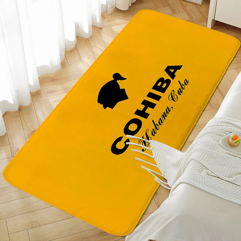 

Custom Veranda Mat C-Cohibas Entrance of House Non Slip Carpet for Bedroom Bathroom Rug Aesthetic Kitchen Treadmill Hallway Rugs