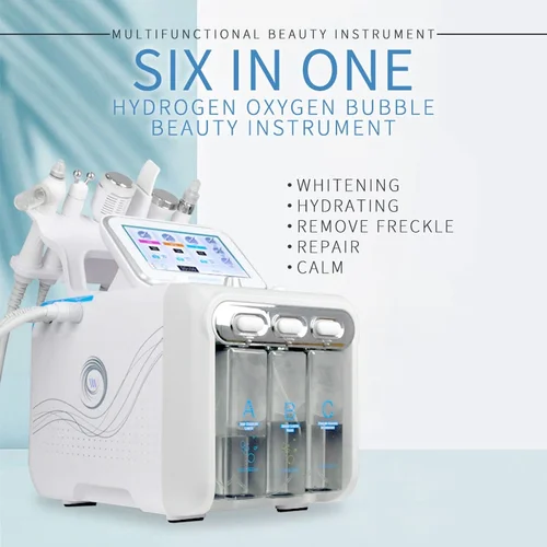 Máquina Facial Hydra 6 en 1, hidrodermoabrasión, chorro de oxígeno, rejuvenecimiento de la piel, limpieza profunda, dispositivo de belleza antienvejecimiento