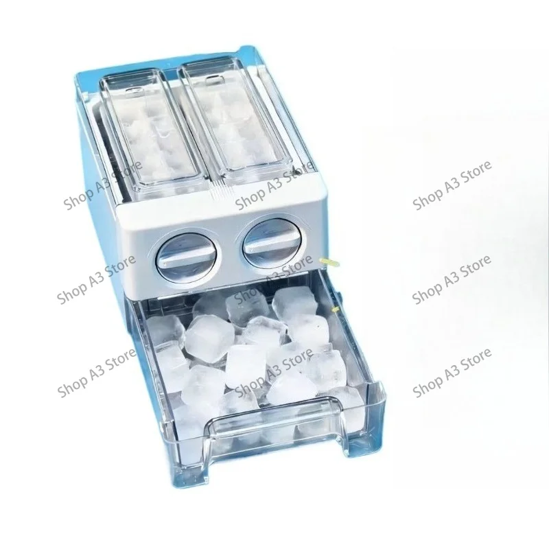 1PCS Semi-automatic Ice Machine Cube Maker Small Cube Mould Freezer Ice Holder Refrigerator Ice Cube Mould