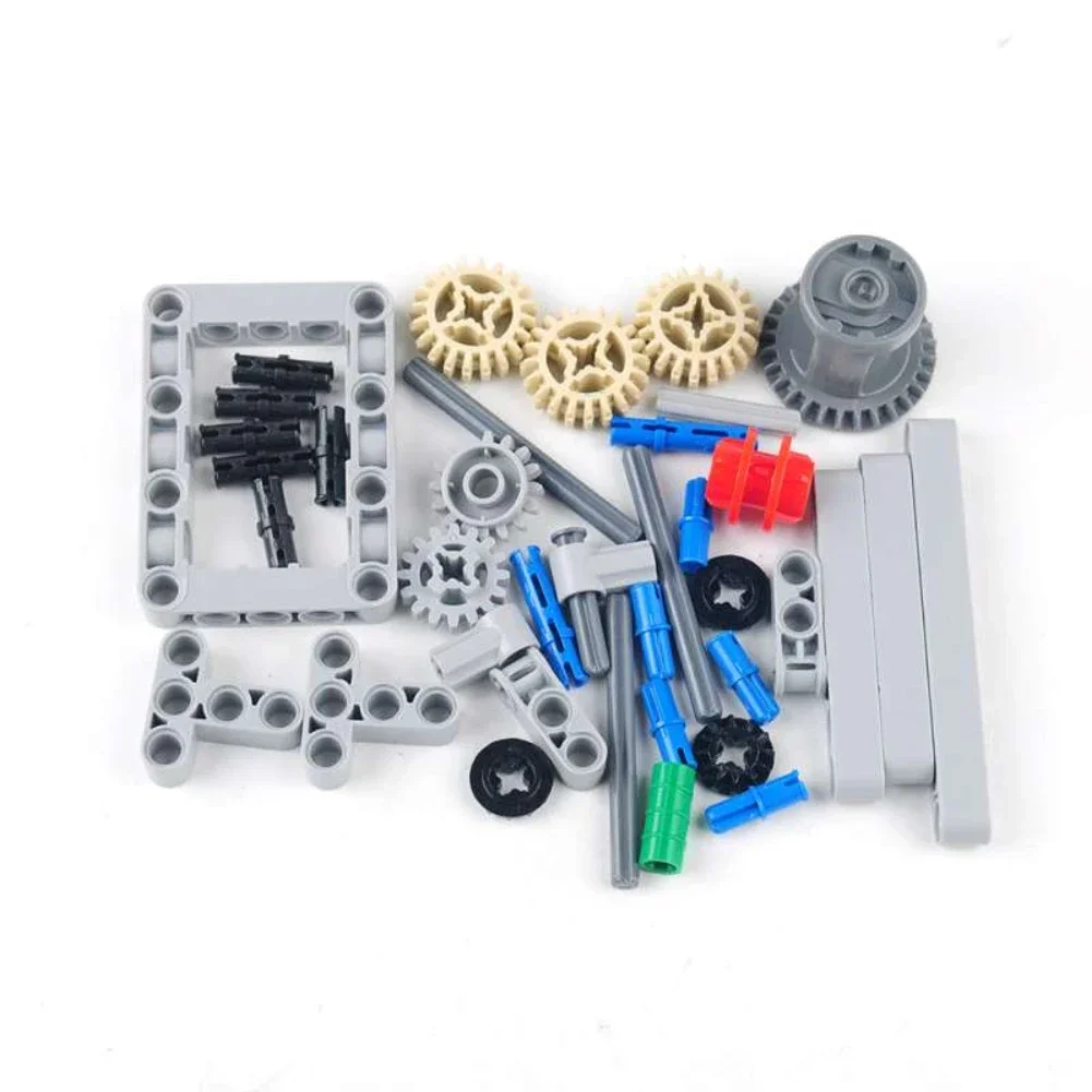 Blocs de construction de verrouillage différentiel central MOC, pièces de voiture différentielle de verrouillage pour véhicules à quatre roues motrices, modèle Puzzle, jouets