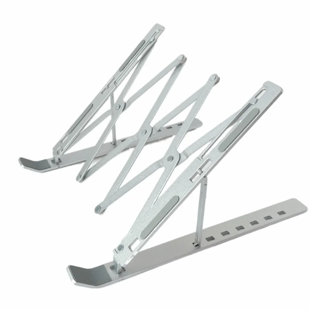 

Adjustable Laptop Holder Stand Foldable Lifting Laptop Cooling Bracket Non-slip Aluminum Alloy Notebook Support Base Bedroom