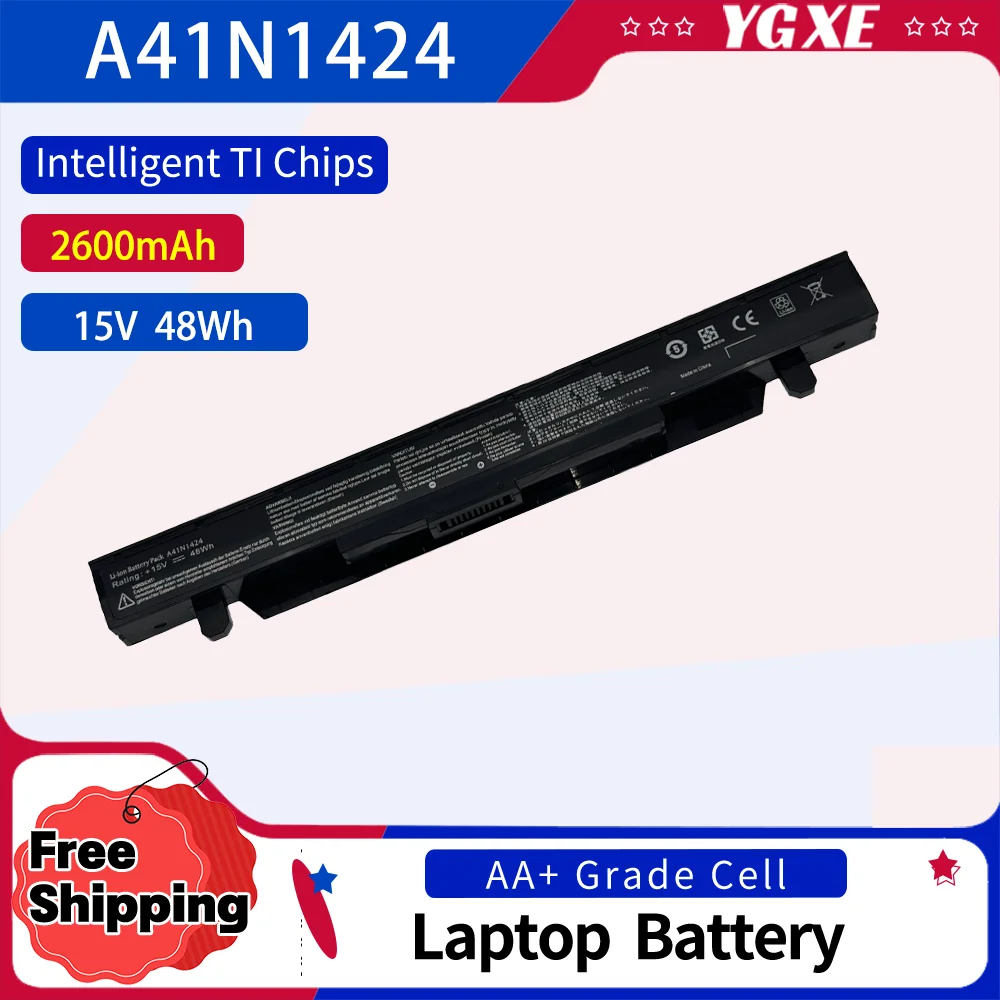 

A41N1424 Аккумулятор для ноутбука ASUS ROG FX-Plus/PRO FX-Plus/PRO ZX50 ZX50J ZX50JX ZX50V ZX50VW GL552 GL552VW GL552J GL552JX GL552V