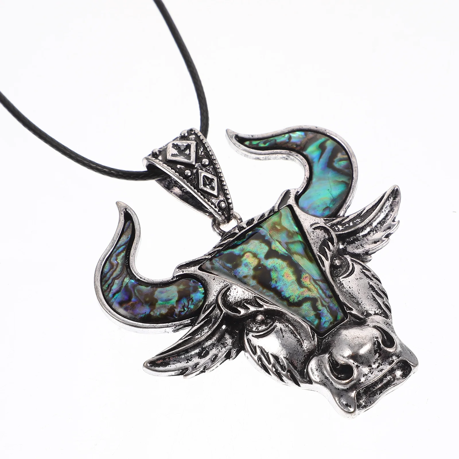 

1Set Bull Head Pendant Metal Alloy Charm DIY Accessories Punk Style Jewelry Making Animal Decoration for Bracelets Necklaces