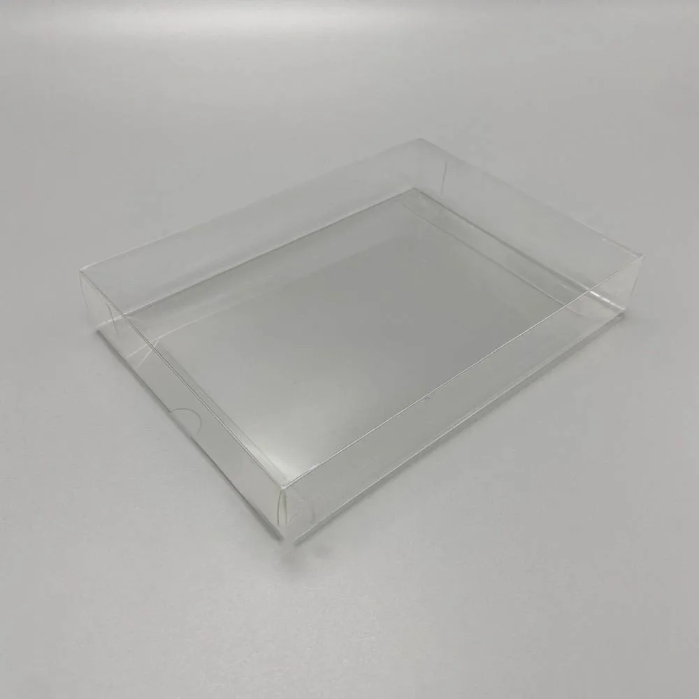 Transparent clear PET cover For PS4 game storage display box collect case