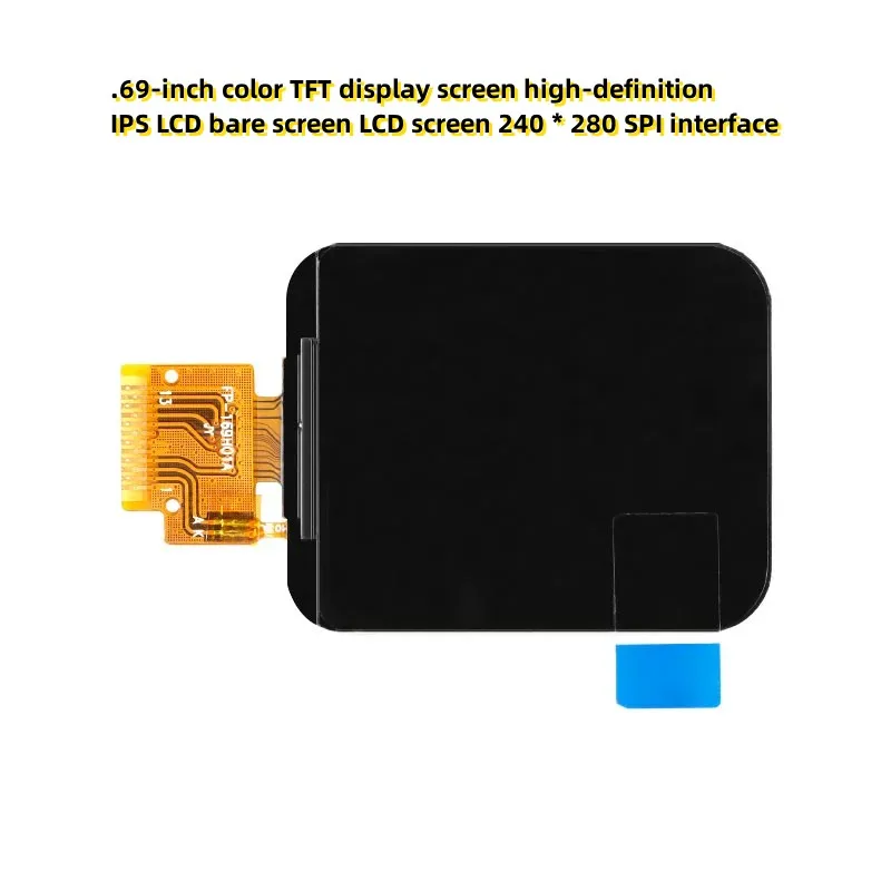 

1.69-inch color TFT display screen high-definition IPS LCD bare screen LCD screen 240 * 280 SPI interface