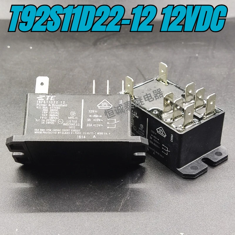 

（Brand New）1pcs/lot 100% original genuine relay:T92S11D22-12 12VDC/30A 12VDC