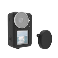PULUZ for DJI Osmo Action 4 / 3 Silicone Protective Case with Lens Cap