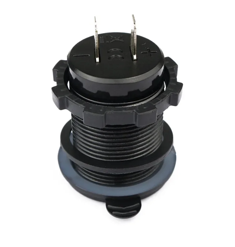 Pengisi Daya Mobil USB PD Tipe C 38W QC 3.0, Adaptor Pengisi Daya Ponsel Tahan Air 12V-24V untuk Mobil, Kapal, RV, Truk