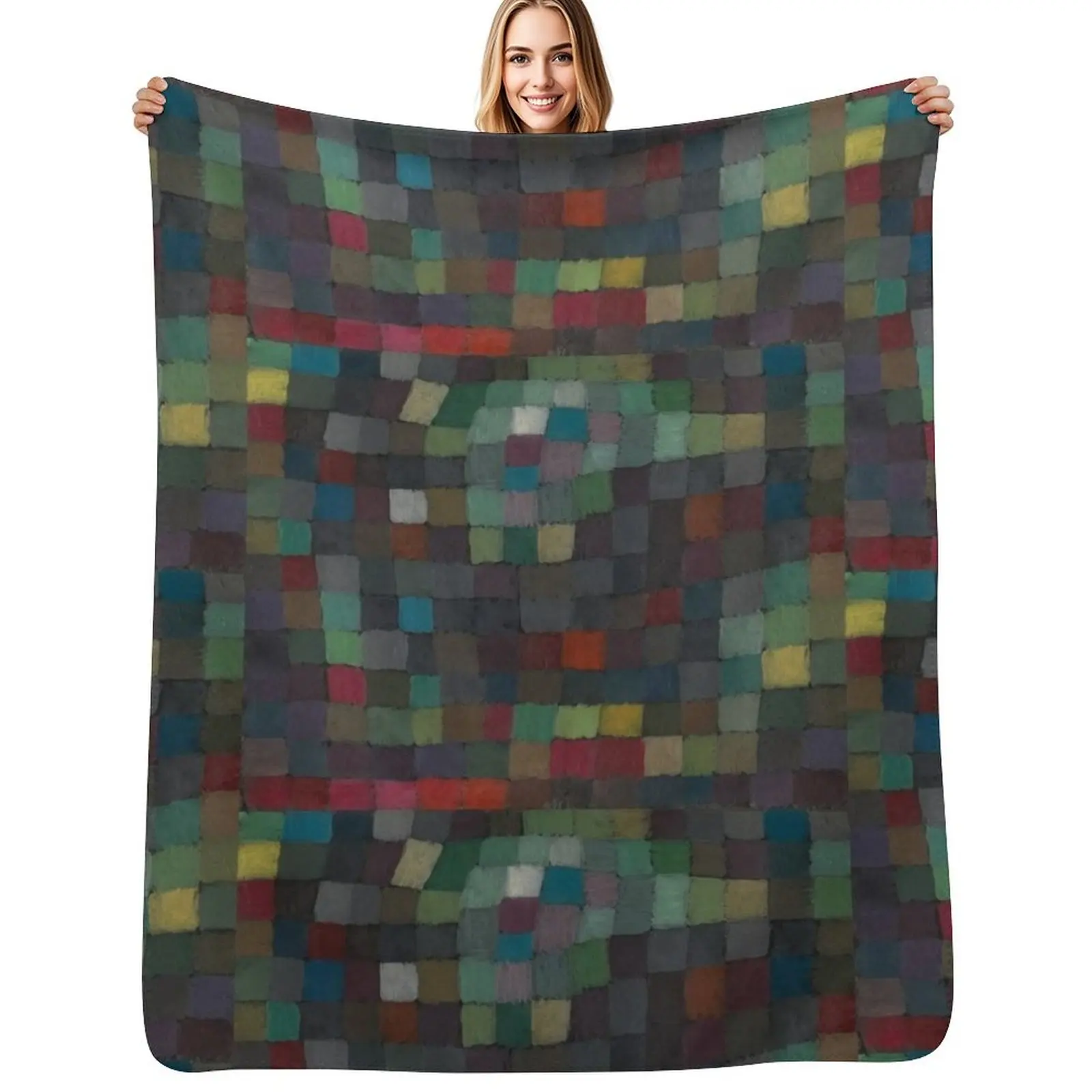 

Paul Klee Detail Throw Blanket Fade Resistant Durable Throw Blanket