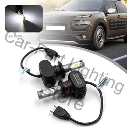 2Pcs For CITROËN C4 Cactus Hatchback 2014 2015 2016 Canbus 6000K 8000LM High Power LED Headlight High Low Hi Lo Beam H7 Bulbs