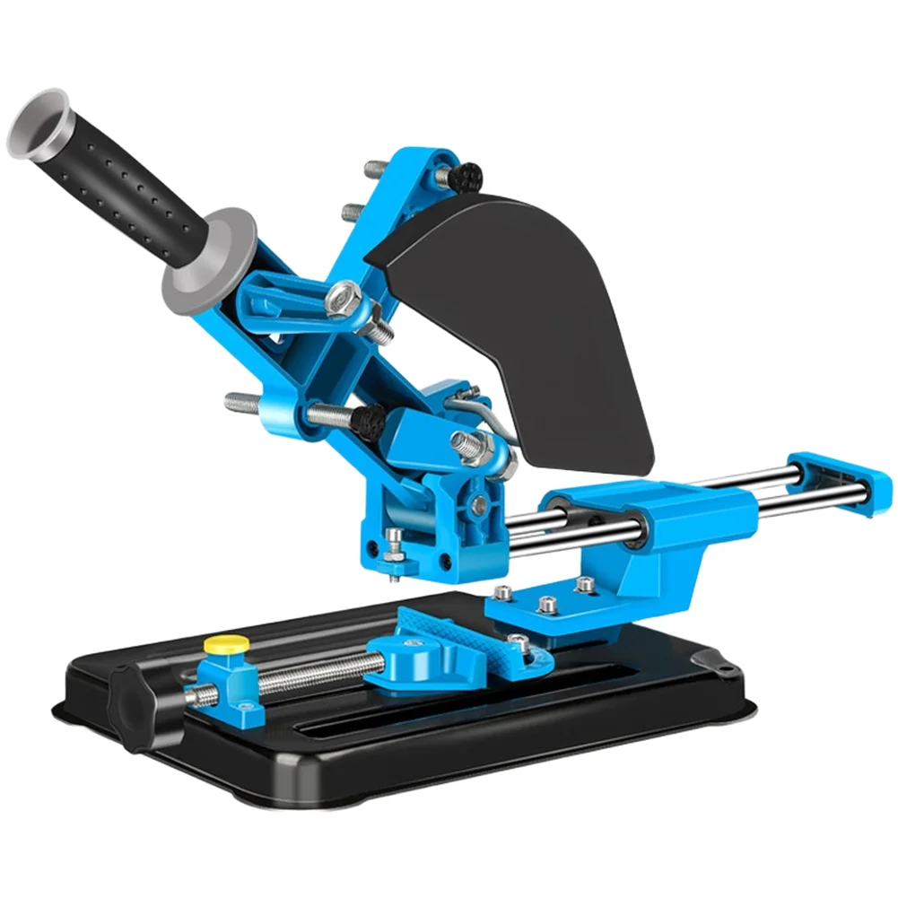 support-reglable-pour-meuleuse-d'angle-a-45-degres-distance-de-deplacement-de-150-mm-base-robuste-pour-kit-d'outils-de-meuleuse-de-100-mm-et-125-mm