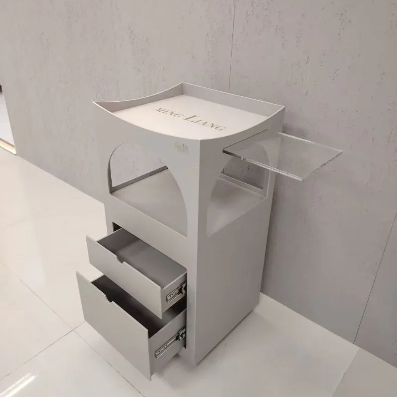 Beauty salon special trolley, beauty trolley, advanced tattoo embroidery, eyelash plastic surgery instrument, shelf, trolley