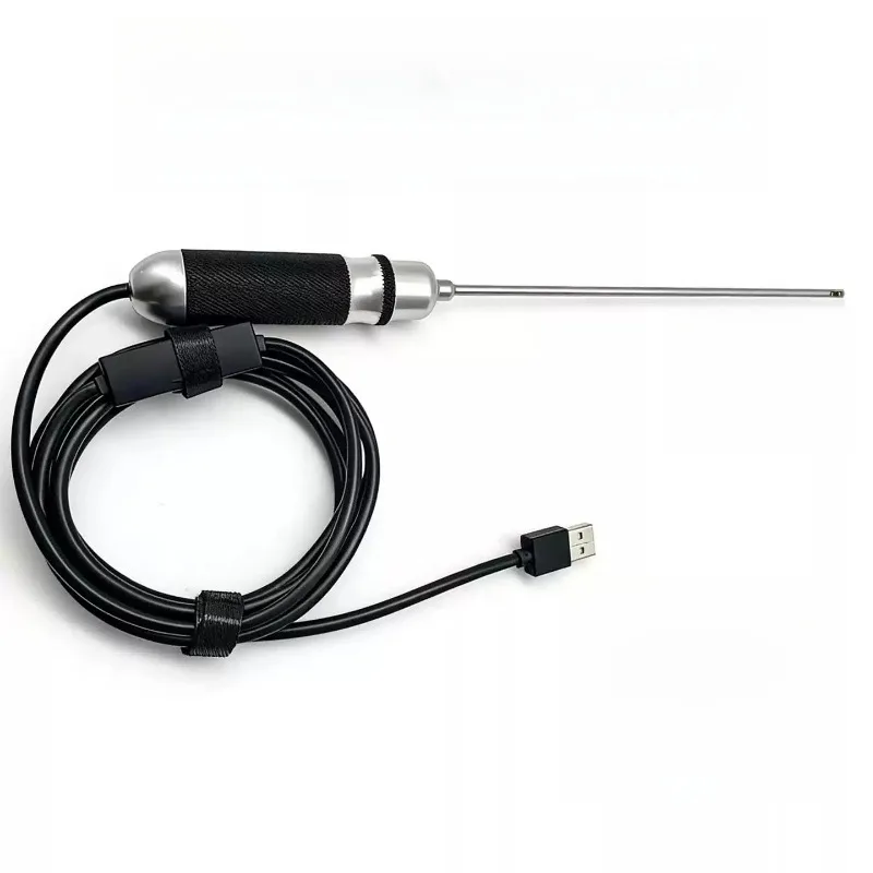 Everbright Store 4mm Side View High Definition Endoscope with Handle Industrial Pipe Burr Blind Hole Fine Hole Detection Probe