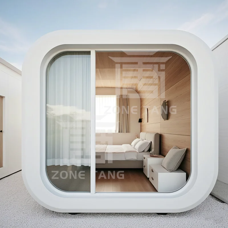 Вагон-ресторан Космический капсульный домик Маленькие двойные широкие мобильные домики Тканевый дом Изоляция Сборный дом Цены Обеденные автомобили