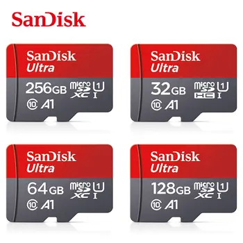 כרטיס זיכרון מקורי SanDisk Ultra SDHC 32GB 64/128/256/512GB SDXC C10 USH-1Extreme PRO/U3/4K/V30 למצלמה לרכב DV SLR 8 best sales כרטיס זיכרון 256 ג'יגה-בייט - №4